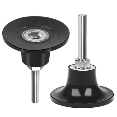 Fibvaxm 2 Pack 2 inch Die Grinder Sanding Disc and 14 Shank Grinder Holder for Roloc Quick Change Disc Holder Accessories Polishing Scrub and Surface Conditioning Tool