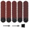 SI FANG 50PCS 1 Inch Quick Change Sanding Disc 4060120180240 Grit Quick Change Discs with 14 RoundHex Holder Surface Conditioning Discs Die Grinder Accessories
