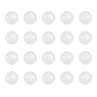 uxcell 25pcs 6mm Nylon Solid Plastic Bearing Balls G1 Precision