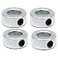 AR-PRO 4Pack 58 Bore Solid Steel Shaft Collars with Zinc Plated Coating Durable Shaft Collars Suitable for Machinery and Industrial Use