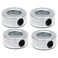 AR-PRO 4Pack 58 Bore Solid Steel Shaft Collars with Zinc Plated Coating Durable Shaft Collars Suitable for Machinery and Industrial Use
