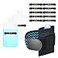 Tidyland Thinner Urine Test Complete Kit 35oz Translucent Empty Bottle NonFalling and HiStretch Leg Strap Urine Test Thermometer Sticker and Velour Lining Sample Bag 100ml Urine Bottle Kit