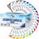 Matrix Wizard Mixed Sutures Thread with Needle Absorbable Chromic Catgut NonAbsorbable Nylon Silk Polyester Polypropylene Surgical Wound Practice Kit Emergency First Aid Demo 20 30 40 50 24PK