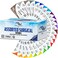 Matrix Wizard Mixed Sutures Thread with Needle Absorbable Chromic Catgut NonAbsorbable Nylon Silk Polyester Polypropylene Surgical Wound Practice Kit Emergency First Aid Demo 20 30 40 50 24PK