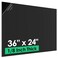 CREGEAR ABS Plastic Sheet 18 x 36 x 24 Black Rigid Thermoplastic Board for Signs Crafts DIY Projects DualSurface Textured Smooth 1 Pack