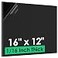CREGEAR ABS Plastic Sheet 116 x 16 x 12 2 Pack Black Rigid Thermoplastic Board for Crafts DIY Projects DualSurface Textured Smooth