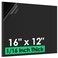 CREGEAR ABS Plastic Sheet 116 x 16 x 12 2 Pack Black Rigid Thermoplastic Board for Crafts DIY Projects DualSurface Textured Smooth
