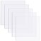 Zonon 5 Pcs Clear Polycarbonate Sheets 12 x 12 x 002 Inch Thin Plastic Sheet Resistant Plastic Panel Polycarbonate Board with Protective Paper for DIY Document Picture Frames Easy to Cut Bend Mold