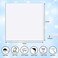 Zonon 5 Pcs Clear Polycarbonate Sheets 12 x 12 x 002 Inch Thin Plastic Sheet Resistant Plastic Panel Polycarbonate Board with Protective Paper for DIY Document Picture Frames Easy to Cut Bend Mold