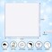 Zonon 5 Pcs Clear Polycarbonate Sheets 12 x 12 x 002 Inch Thin Plastic Sheet Resistant Plastic Panel Polycarbonate Board with Protective Paper for DIY Document Picture Frames Easy to Cut Bend Mold