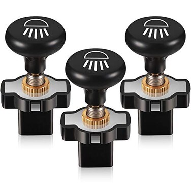 HESTYA 3 Pieces Golf Cart Light Switch Push Pull Light Switch 12 Volt for Golf Cart Button Push Pull Style Headlight Compatible with Ezgo