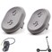 KAOUKUO 2PCS Scooter Turn Signal Switch Button for Ninebot F2F2 PlusF2 ProE2 PROMAX G2 Turn Signal Switch Replacement Button Scooter Accessories