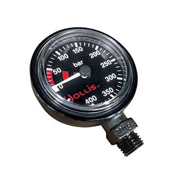 Hollis Pressure Gauge Module BAR Low Profile BLK Metal WO Boot