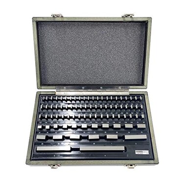 TEXALAN R Gauge Block Set Gage Blocks Grade Economy Rectangular for Precision Calibration 81 PCS