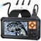 SKYBASIC Industrial Endoscope Borescope Camera with Light 43 HD Digital Handheld Waterproof Sewer Tools Snake Inspection Camera with 8 LED Lights 165FT SemiRigid Cable Gadgets for Men