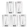 HARFINGTON 5pcs High Precision SEC Size Estimation Chart 8cm Transparency Flaw Detection Film Ruler for Diameter and Line Width Defects Measuring