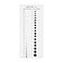 HARFINGTON High Precision SEC Size Estimation Chart Covered Transparency Flaw Detection Film Ruler for Diameter Defects Measuring