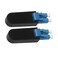 fyboptwu 2 Pcs Singlemode LCUPC Fiber Optic Loopback Tester Standard Duplex LC Connector Loopback AdapterTest Plug for Testing Applications