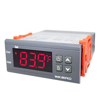 Inkbird AllPurpose Digital Temperature Controller Fahrenheit Centigrade Thermostat w Sensor 2 Relays ITC1000