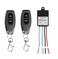 QIACHIP Mini Wireless Remote Control Switch DC 6V 12V 24V 48V 60V 1CH Channel RF Relay Switch Receiver Transmitter for LED Light Car Battery Gate Entry
