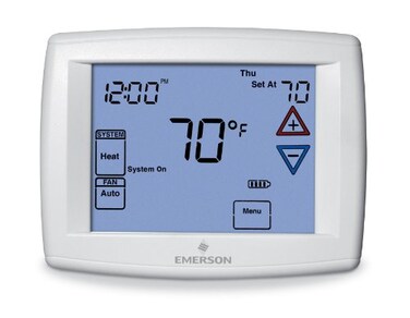 White - White Rodgers Emerson 1F951277 Touchscreen 7Day Programmable Thermostat