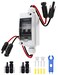 DIHOOL Solar Panel Disconnect Switch Non Polarized DC Circuit Breaker 30 Amp 2 Pole 12V400V AC Disconnect Box Outdoor Battery Cutoff Isolator