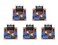 WMYCONGCONG 5 PCS L298N Motor Drive Controller Board Module Dual H Bridge DC Stepper Module