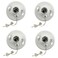 Leviton 8827CW1 White 4 PACK