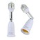 Borju Light Socket Extender 2Pack 45 Inch Extension 360 Adjustable Socket E26 Base