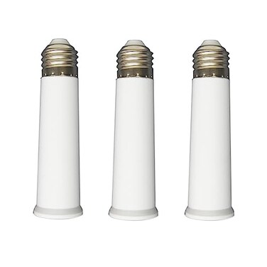 YKCGG E26 Socket Extender E26 Standard Medium Base 472 inch Extension Socket Adapter Light Bulb Socket Extension Lamp Holder Adapter3 Pack