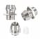 E-outstanding Eoutstanding 25Pack Copper 3mm Light Emitting Diode LED Bezel Holder Round Lamp Emitting Diode Mount Panel Display Socket Base
