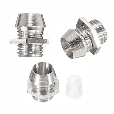 E-outstanding Eoutstanding 25Pack Copper 3mm Light Emitting Diode LED Bezel Holder Round Lamp Emitting Diode Mount Panel Display Socket Base