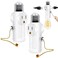 QYKAVM Light Socket Outlet AdapterE26 Light Bulb Socket Converts Medium Screw Socket to 2 Outlets with Pull Chain SwitchPolarized Light Bulb Socket SplitterWhite2 Pack