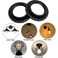 LUORNG 6PCS E26 Light Socket Rings Lamp Shade Collar Ring Lock Socket Replacement Adapter Ring Retainer Rings for Light Fixtures