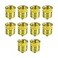 KOR Pack of 10 Intermediate Base E17 to Candelabra Base E12 Socket Reducer Adapter