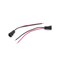 uxcell 2Pcs T5 Panel Light Lamp Bulb Extension Wire Harness Socket Connector for Car