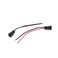 uxcell 2Pcs T5 Panel Light Lamp Bulb Extension Wire Harness Socket Connector for Car