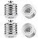 DiCUNO E39 to E26 Adapter Mogul E39 to Standard E26 Screw Base Light Bulb Socket Reducer Converter Maximum 200W and 165 Heat Resistant Lamp Socket Adapter 4Pack