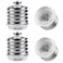 DiCUNO E39 to E26 Adapter Mogul E39 to Standard E26 Screw Base Light Bulb Socket Reducer Converter Maximum 200W and 165 Heat Resistant Lamp Socket Adapter 4Pack