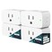 Linkind Matter Smart Plug Work with Apple Home Siri Alexa Google SmartThings Smart Home Smart Outlet Timer 15A1800W APP Remote Control Schedule 24G WiFi Only 4 Pack
