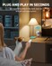 DEWENWILS Wireless Outlet Programmable and Expandable Electrical Outlet Switch Wireless Remote Light Switch 100FT Range 1 Remote and 3 Outlets