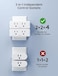 Govee Dual Smart Plug 4 Pack 15A WiFi Bluetooth Outlet Work with Alexa and Google Assistant 2in1 Compact Design Home App Control Remotely with No Hub Required Timer FCC and ETL Certified