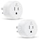 EIGHTREE Smart Plug Smart Home WiFi Outlet Compatible with Alexa Google Home Smart Socket with Remote Control Timer Function 24GHz WiFi Only