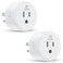 EIGHTREE Smart Plug Smart Home WiFi Outlet Compatible with Alexa Google Home Smart Socket with Remote Control Timer Function 24GHz WiFi Only