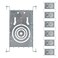 ASD 6 Pack New Construction Mounting Plate Round Hole 346 Inch Adjustable Galvanized Steel Wafer Light Rough In Plate Universal Light Fixture Mounting Bracket with Extendable Hanger Bars