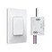 Thinkbee SelfPowered Wireless Light Switch and Receiver Kit Up to 600ft Kinetic Remote Control Wall Switch for Lights LED Lamps Ceiling Lighting Fixture Fans No Battery No WiFi Needed