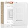 MOES Smart Double Light Switches 2nd Generation WiFi 2 Gang Single Pole Switch Neutral Wire Required Inteligente Switch Combo Compatible with Alexa Google Assistant Remote Control