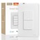 MOES Smart Double Light Switches 2nd Generation WiFi 2 Gang Single Pole Switch Neutral Wire Required Inteligente Switch Combo Compatible with Alexa Google Assistant Remote Control