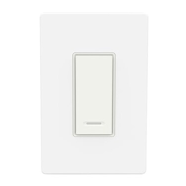 BN-LINK BNLINK WiFi Smart inWall Light Switch No Hub Required with Timer Function White Compatible with Alexa and Google Assistant Neutral Wire Needed 24 Ghz Network Only