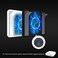 MOES Wireless Smart Scene Switch Button Require HUB Zigbee Connection Tuya Battery Powered Included 12 Scene Controller Light Switch for Smart Home Automation 4 Gang White